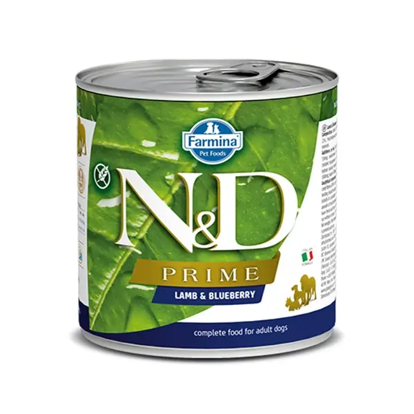 N&D Prime Kuzu Etli ve Yaban Mersinli Konserve Köpek Maması 1 Adet 285 Gr