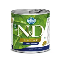 N&D Prime Kuzu Etli ve Yaban Mersinli Konserve Köpek Maması 1 Adet 285 Gr