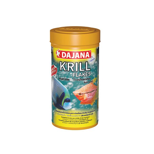Dajana Krill Flakes Akvaryum Balık Yemi 250 Ml 50 Gr
