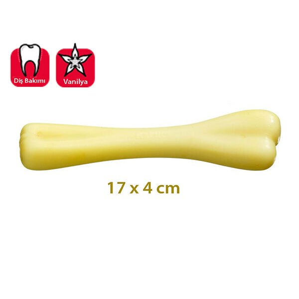 Karlie Plastik Köpek Çiğneme Kemiği Vanilyalı 17 Cm