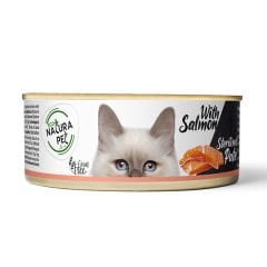 Eco Natura Sterilised Somonlu Kısırlaştırılmış Konserve Kedi Maması 80 Gr