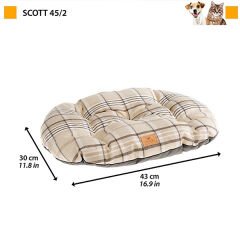Ferplast Hamilton 70 Kedi ve Köpek Yatağı Kahverengi 43x30 Cm