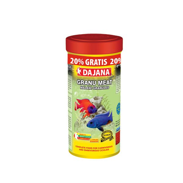 Dajana Granu Meat Akvaryum Balık Yemi 1000 ml 500 Gr
