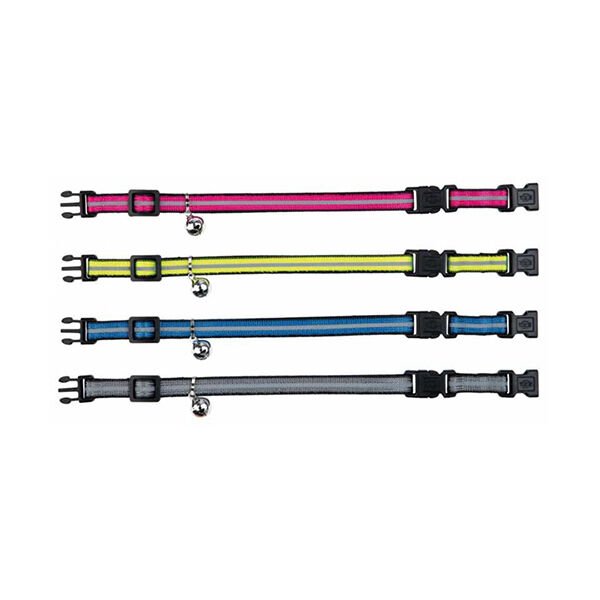 Trixie Çift Kilitli Fosforlu Zilli Kedi Boyun Tasması