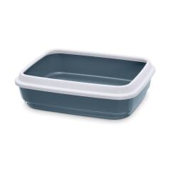 İmac Jerry Açık Kedi Tuvaleti Petrol Mavisi 50x40x14.5 Cm