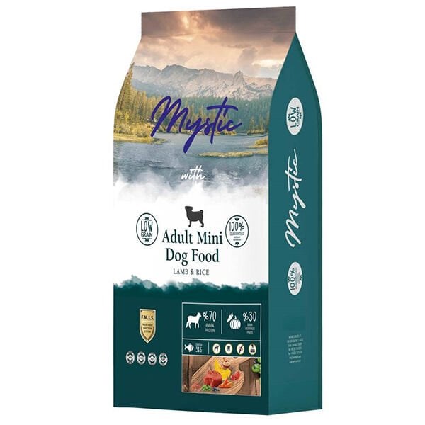 Mystic Kuzu Etli Az Tahıllı Mini Ve Orta Irk Yetişkin Köpek Maması 15 Kg