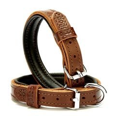 Doggie Fırstclass Köpek Deri Boyun Tasması Medium Kahverengi 1,5x25-30 Cm