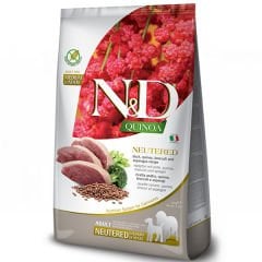 N&D Quinoa Ördekli Orta ve Büyük Irk Kısırlaştırılmış Köpek Maması 2.5 Kg