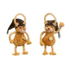Karlie Peluş Ayı Köpek Oyuncağı Kahverengi 45x16 Cm