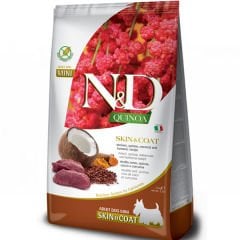 N&D Quinoa Skin Coat Geyikli Mini Yetişkin Köpek Maması 2.5 Kg