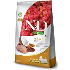 N&D Quinoa Skin Coat Mini Adult Yetişkin Köpek Maması 2.5 Kg