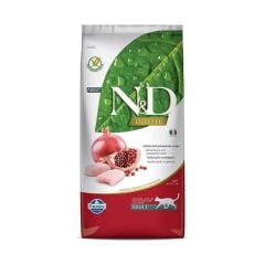 N&D Tahılsız Tavuklu Narlı Yetişkin Kedi Maması 10 kg