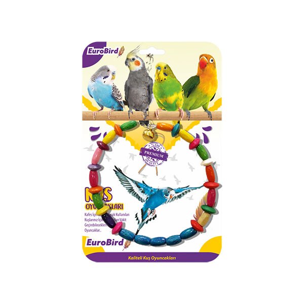Euro Bird Daire Salıncak Kuş Oyuncağı Renkli