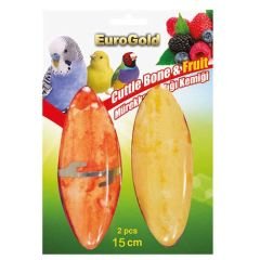 Euro Gold Bal ve Meyve Aromalı Mürekkep Balığı Kemiği 2 Adet 15 Cm