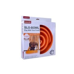 Dog Games Slo-Bowl Köpek Yavaş Yeme Mama Kabı 4 Turuncu 27x5.5 Cm