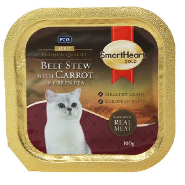 Smart Heart Gold Biftek ve Havuçlu Yetişkin Kedi Konservesi 100 Gr