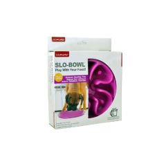 Dog Games Slo-Bowl Köpek Yavaş Yeme Mama Kabı 2 Mor 24x4 Cm