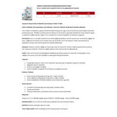 Supravet Calcium Kedi ve Köpekler İçin Kalsiyum Vitamin Tablet 75 Adet