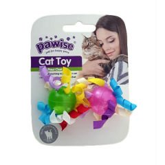 Pawise 2 Pk Cat Balls Kedi Oyuncağı Renkli
