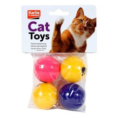 Karlie Pinpon Top Kedi Oyuncağı 4 Cm 4 Adet
