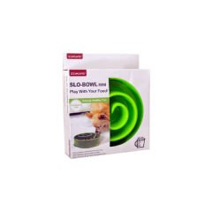 Dog Games Slo-Bowl Köpek Yavaş Yeme Mama Kabı 2 Yeşil 24x4 Cm
