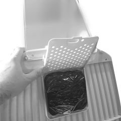 Sunsun 3in1 Filtreli Kapalı Kedi Tuvaleti Beyaz