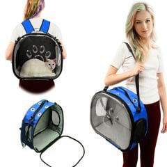 Wondi Elips Küçük Irk Köpek ve Kedi Taşıma Çantası