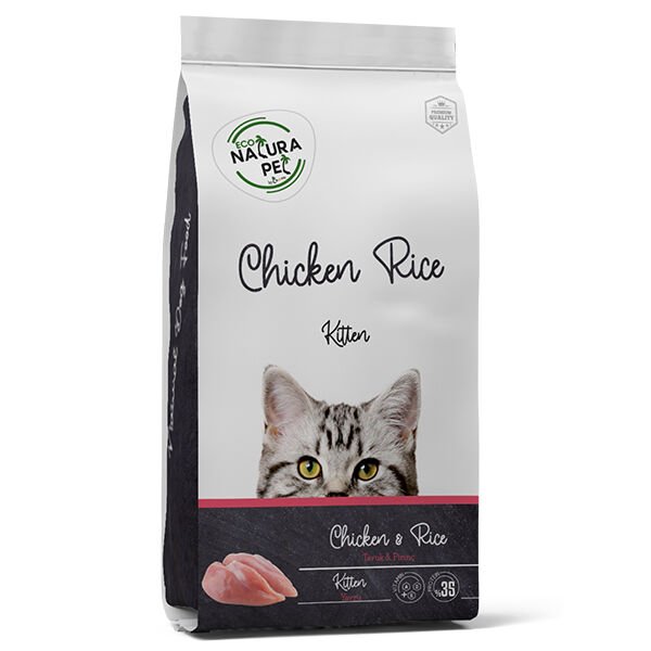 Eco Natura Kitten Tavuklu Yavru Kedi Maması 15 Kg