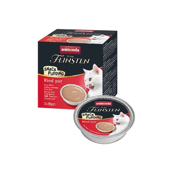 Animonda Vom Feinsten Biftekli Snack Puding Kedi Ödülü 3 Adet 85 Gr