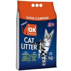 Akkum Ince Taneli Lavanta Kokulu Kedi Kumu 10 Kg