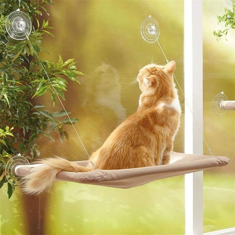 Wondi Vantuzlu Cama Asılan Kedi Yatağı Minderi