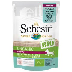 Schesir Bio Range Organik Yavru Konserve Köpek Maması 85 Gr