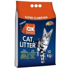 Akkum Ince Taneli  Marsilya Sabunu Kokulu Kedi Kumu 10 Kg