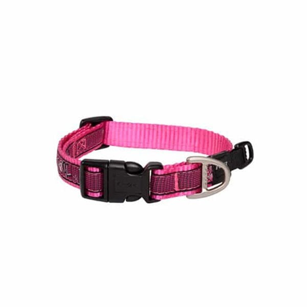 Rogz Fancy Dress Halsband Karışık Desenli Köpek Boyun Tasması Pembe Large 2x34-56 Cm