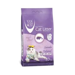 Vancat İnce Taneli Lavanta Kokulu Kedi Kumu 10 Kg