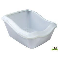 Trixie Yüksek Kenarlı Açık Kedi Tuvaleti Beyaz 45x29x54 Cm