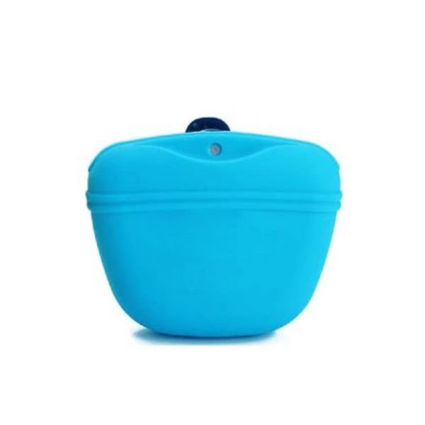 Pawise Silikon Köpek Ödül Mama Çantası Turkuaz 12.5x10 Cm