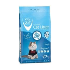 Vancat İnce Taneli Fresh Kokulu Kedi Kumu 10 Kg