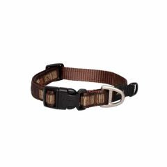 Rogz Fancy Dress Halsband Karışık Desenli Köpek Boyun Tasması Kahverengi Extra Large 2.5x43-70 Cm