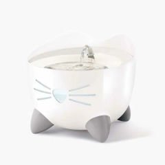 Catit Pixi Kedi ve Küçük Irk Köpek Otomatik Su Kabı 2 Lt Beyaz/Gri