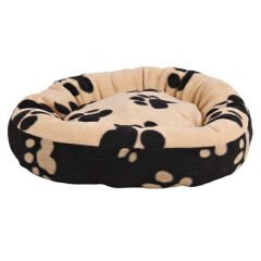 Trixie Köpek Yatağı Pati Desenli Bej/Siyah 70 Cm
