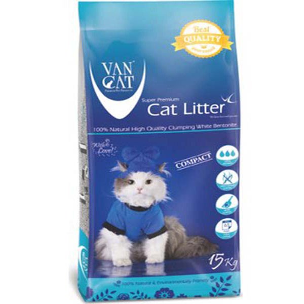 Vancat İnce Taneli Aleo Vera Kokulu Kedi Kumu 15 Kg