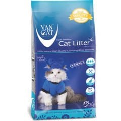 Vancat İnce Taneli Aleo Vera Kokulu Kedi Kumu 15 Kg