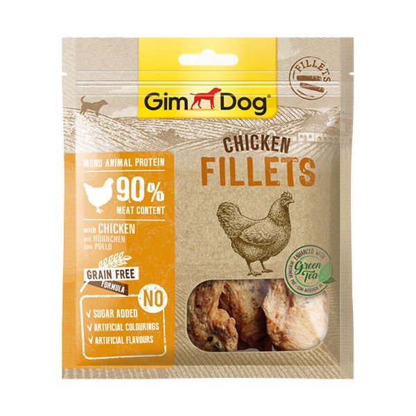 Gimdog Fileto Tahılsız Tavuklu Köpek Ödülü 60 Gr