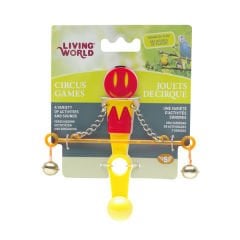 Living World Denge Çubuğu Kuş Oyuncağı Kırmızı/Sarı
