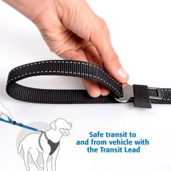 Rogz Beltz Safe Seat Clip Emniyet Kemeri Klipsli Köpek Kayışı Siyah 2.5x45-73 Cm