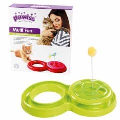 Pawise Great Fun Cat Toy Plastik Parkur Kedi Oyuncağı Renkli