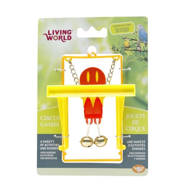 Living World Maymunlu Kuş Oyuncağı Kırmızı