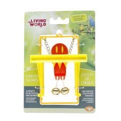 Living World Maymunlu Kuş Oyuncağı Kırmızı