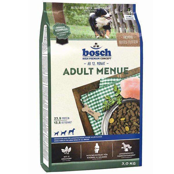 Bosch Menue Kümes Hayvanı Ve Sebzeli Yetişkin Köpek Maması 3 Kg